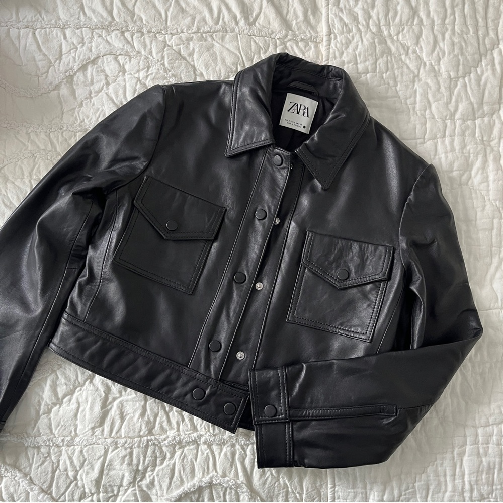 Zara Leather Jacket Limited Edition